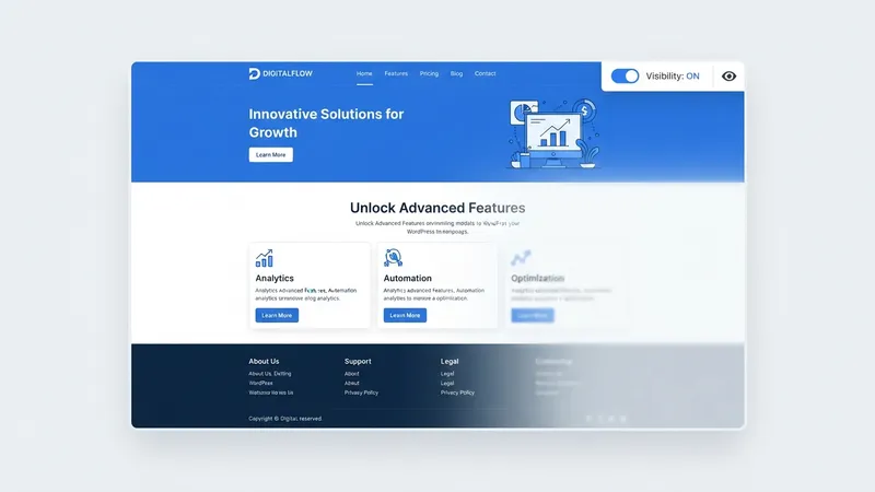 How to Hide a Section in Divi 5 — 4 Methods Explained