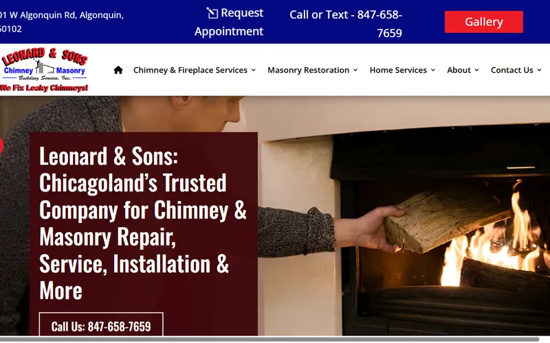 Leonard & Sons — Chimney sweep & fireplace repair in Chicagoland, IL