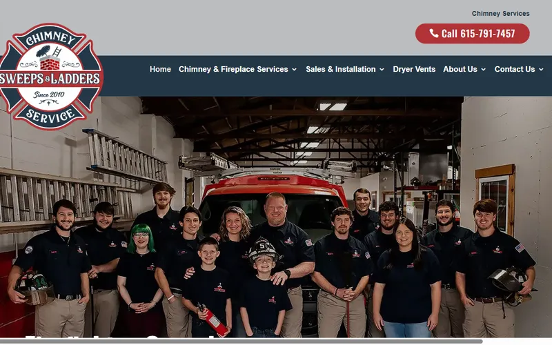 Sweeps & Ladders — Chimney sweep & fireplace repair in Nashville & Franklin, TN